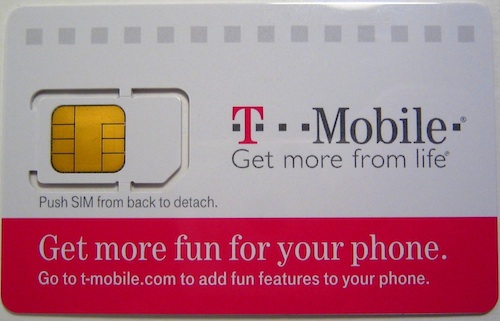 T-Mobile (USA) SIM card T-Mobile (USA) SIM card